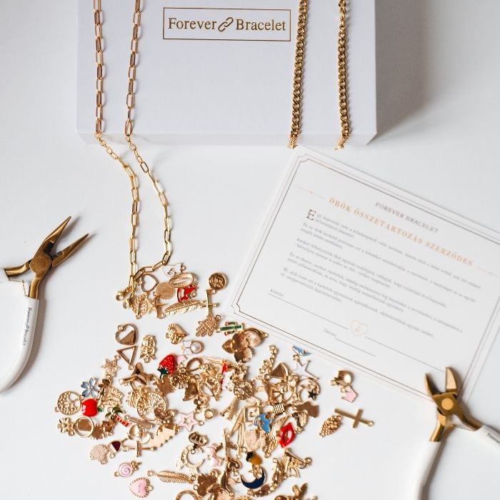 DIY Charm Ékszer Készítő Készlet