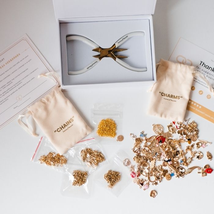 DIY Charm Ékszer Készítő Készlet